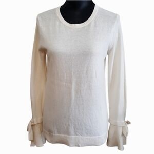 NEW Banana Republic Crew Winter White Knit Top (M)